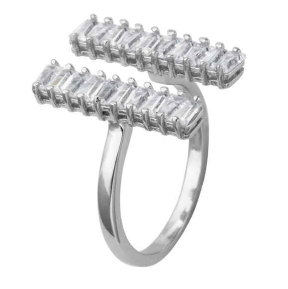 NIB - 💎 DiamonArt Sterling Silver CZ Ring - Picture 2 of 3